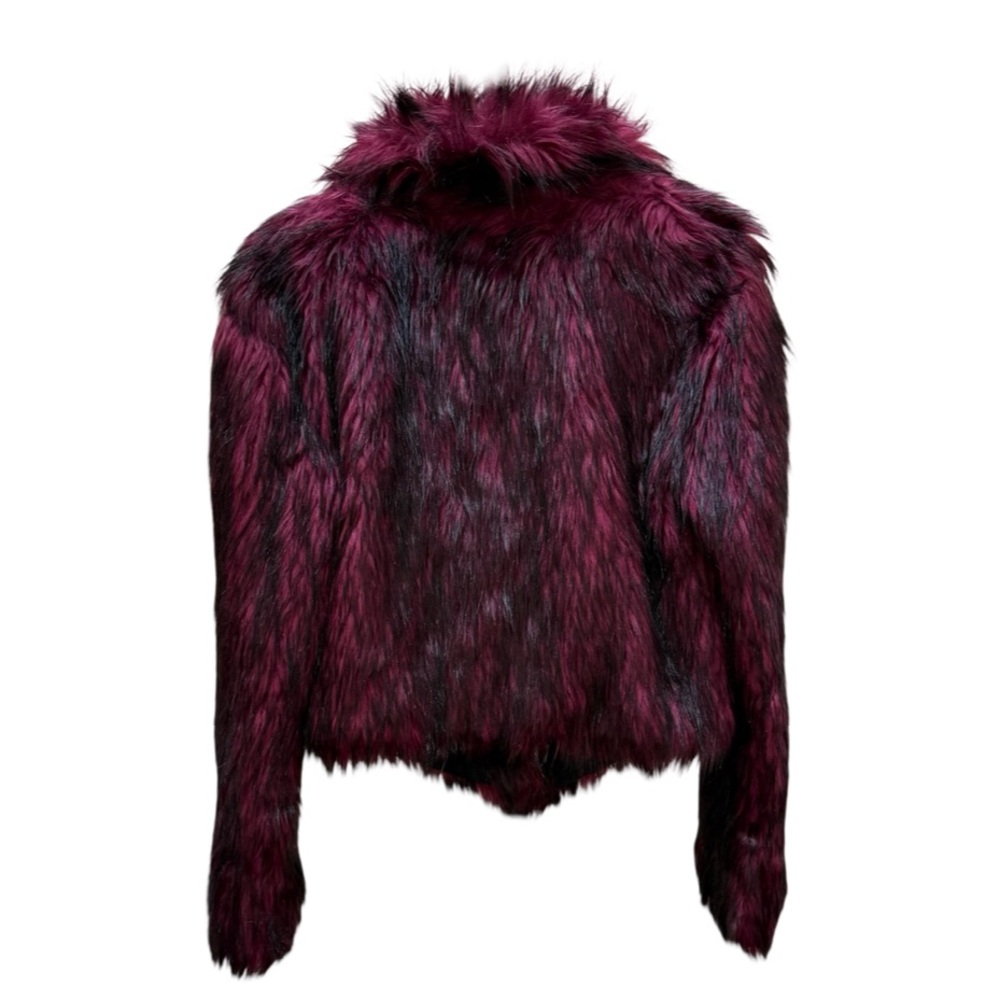 Dramatic Faux Fur Goth Jacket – M - Picture 8 of 17